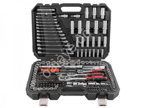 Набор инструментов 218пр. 1/4", 3/8", 1/2" (6гр.) FORCEKRAFT