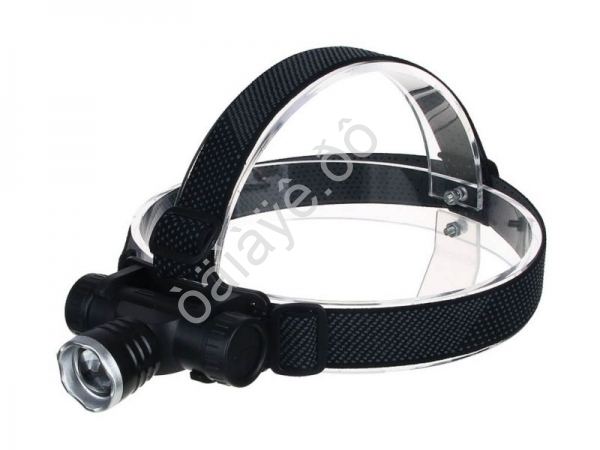 Фонарь на голову Ермак CREE XPE LED, 4 режима, 1200мАч, 8,3х3,8х7,3см,  USB кабель, пластик