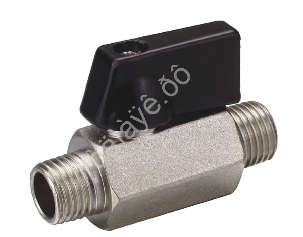 Кран шаровой 1/4" внешняя/внешняя резьба хром Кран шаровой 1/4" внешняя/внешняя резьба хром