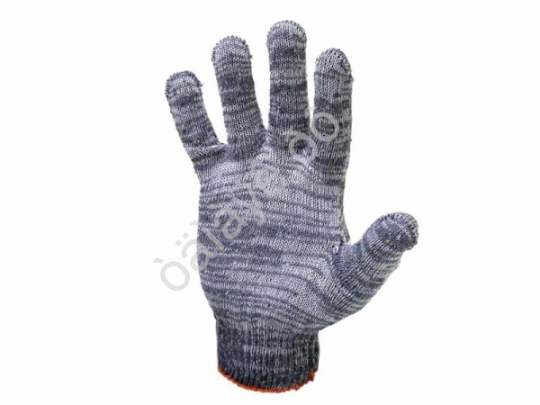 Перчатки х/б 10кл. 5-нитка графит /10/400
