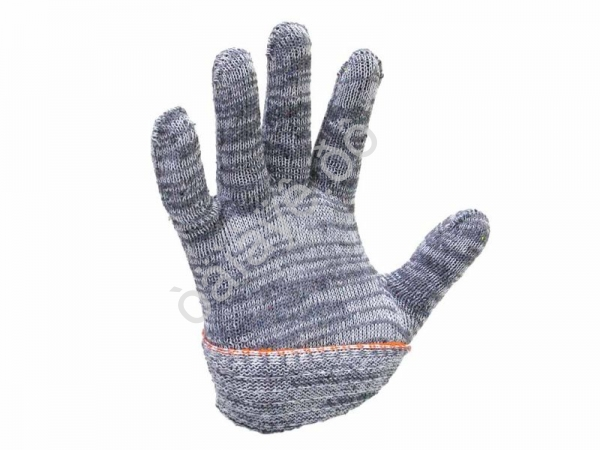 Перчатки х/б 10кл. 5-нитка графит /10/400