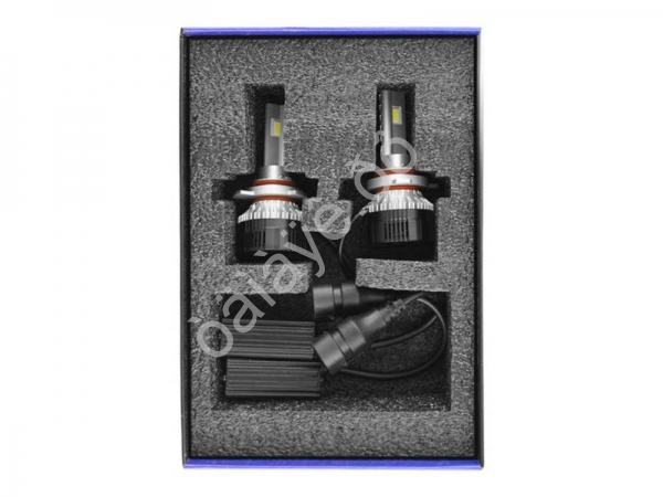 Светодиодные лампы MTF Light, серия MaxBeam, HIR2(9012), 12V, 55W, 5000lm, 6000K, кулер, комплект.