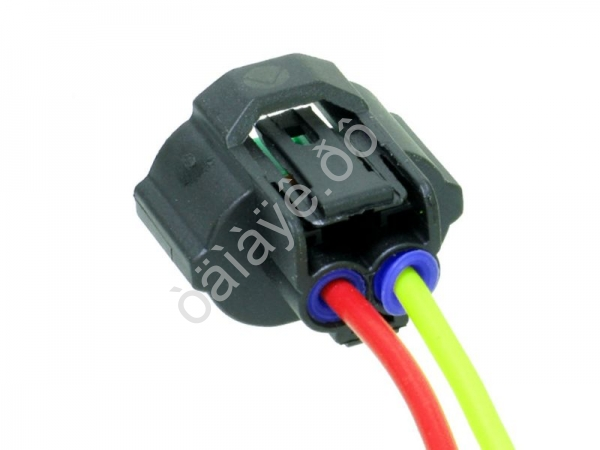 Патрон под лампу Н8,H11,Н27 оригинал (2конт.,гнездовая,провода) ДИАЛУЧ/10