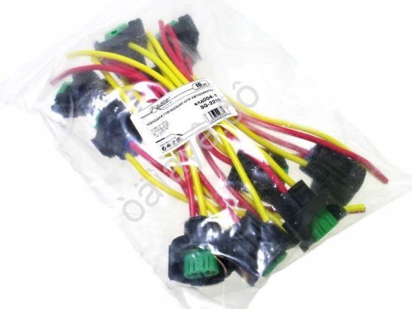 Патрон под лампу Н8,H11,Н27 оригинал (2конт.,гнездовая,провода) ДИАЛУЧ/10