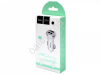 АЗУ в прикуриватель  2хUSB (2,4А) , HOCO, ЧЕРНЫЙ Z1