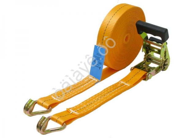 Стяжка груза шир. ленты  40мм, длиной 12м, с храп. механизмом МАЯКАВТО™ полиэстер