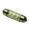 Светодиод 12V T11x36/38 S8,5 6SMD (3,5x2,8) WHITE "Маяк" /10
