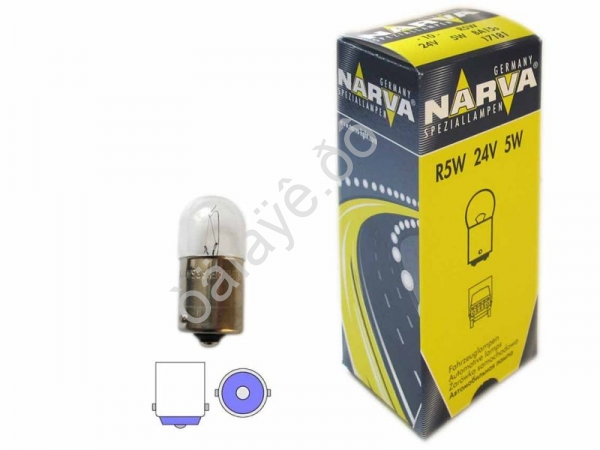 Лампа Narva R24-5W BA15s 17181 /10/200 Лампа Narva R24-5W BA15s 17181 /10/200