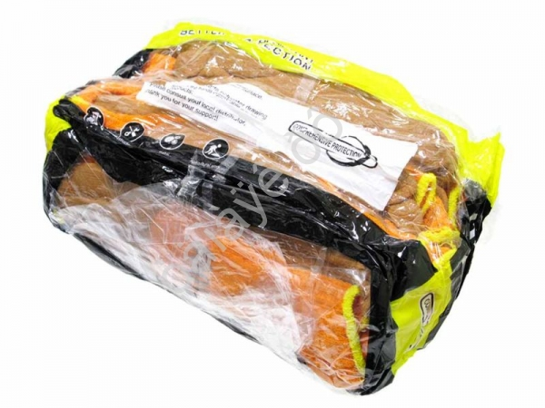 Перчатки нейлоновые  с нитриловым обливом (коричнево-оранжевые) /10/480