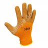 Перчатки нейлоновые  с нитриловым обливом (коричнево-оранжевые) /10/480