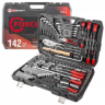 Набор инструментов 142пр. 1/2",1/4", 3/8" (6гр) 4-32мм) FORCEKRAFT