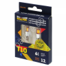 Светодиод 12V T10 6SMD(5730) 360° ORANGE CAN03