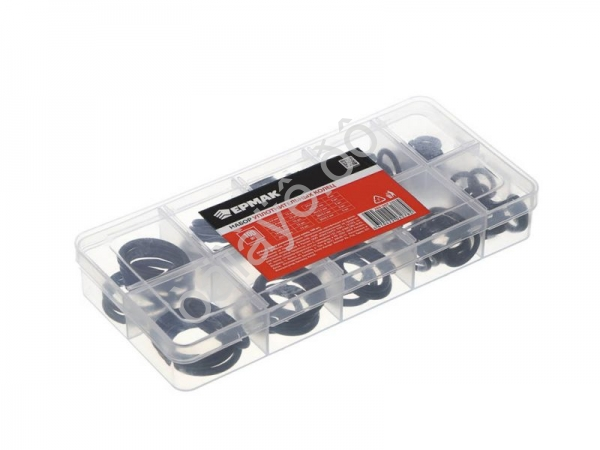 Набор уплотнительных колец 100 шт (в кейсе) Ермак 1/24