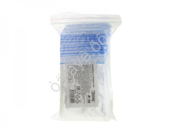 Пакеты с замком типа ZIP LOCK   5х7см 35мкм (002Р)  (100шт/уп) 1/20/360