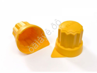 Колпачок на гайку (с индикатором затяжки) 32мм, желтый /10