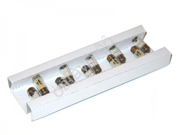 Светодиод 12V T11x31 S8,5 4SMD (3,5x2,8) BLUE "Маяк" /10