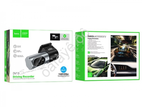 Видеорегистратор HOCO без экрана DV13 WIFI 12870*720