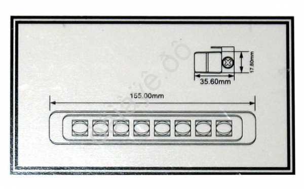 Огни ходовые DRL, 8 SMD 5630 с режимом поворотника 1/30/60_