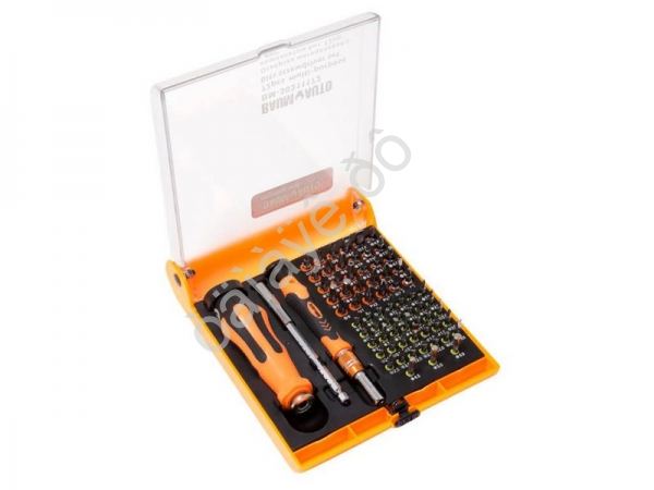 Набор отверток многоцелевых с удлинителем и набором бит для точных работ, 72пр.(T,TH,H,SL,PH,PZ,спец BaumAuto