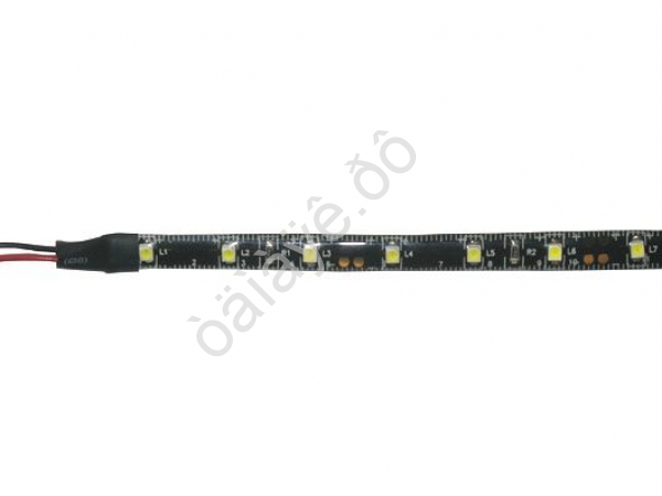 Лента 300 SMD 3528 5м белая (черная осн.) М5 1/100_