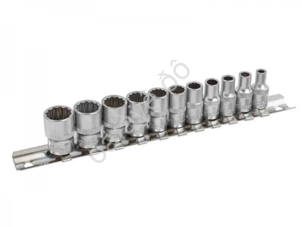 Головки, набор 11пр., 1/4" (4-13мм, 12гр.) RockFORCE