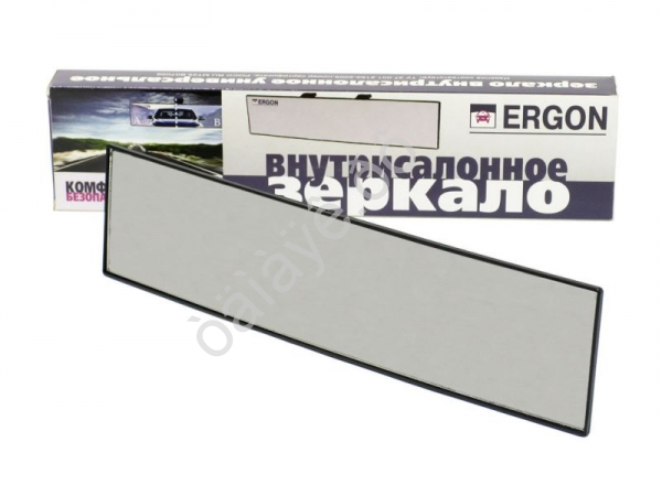 Зеркало в/салонное панорамное ERGON 320х72мм счерическое /1/20 Зеркало в/салонное панорамное ERGON 320х72мм счерическое /1/20
