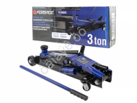 Домкрат подкатной  гидравлический 3 т 150-530мм быстр. подъем и сменной надставкой Forsage