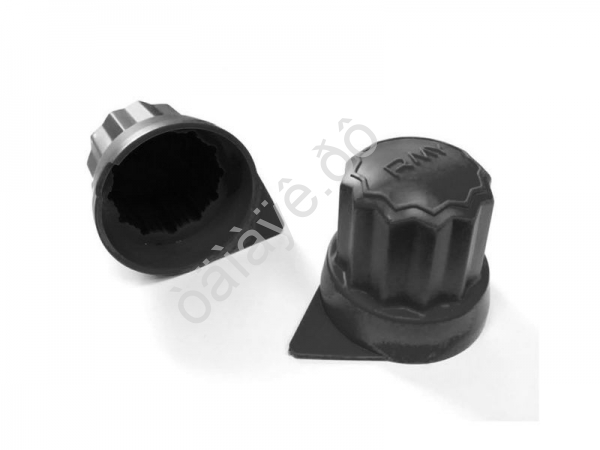 Колпачок на гайку (с индикатором затяжки) 32мм, черный /20