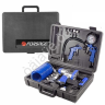 Пневмогайковёрт с аксессуарами 15пр(гайковерт-320н/м,пневмозач.машинка-цанга 6мм,2 Forsage