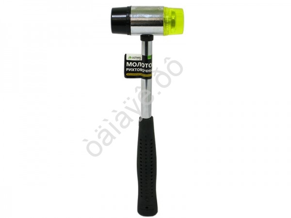 Молоток рихтовочный 35мм (пластик/резина), металл.обрезин. ручка, Ultima Молоток рихтовочный 35мм (пластик/резина), металл.обрезин. ручка, Ultima