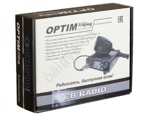 Рация OPTIM-Viking СВ р/с авто 4Вт, 40 каналов