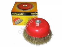 Щетка металл. для УШМ 150мм/М14мм (чашка) ЕРМАК /1/16 Щетка металл. для УШМ 150мм/М14мм (чашка) ЕРМАК /1/16