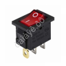 Переключатель 24V 15А (3с) ON-OFF красный с подсветкой Mini REXANT Переключатель 24V 15А (3с) ON-OFF красный с подсветкой Mini REXANT