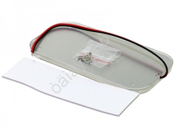 Плафон подсветки салона, овал прозрачный (15*7,5см, DC 12-85V, 48LED) (1шт) CX05