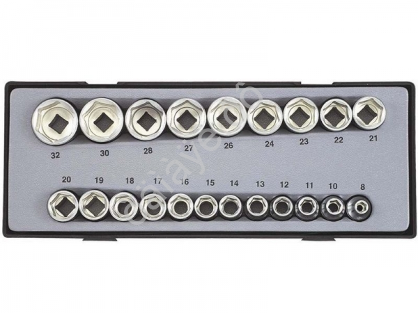 F4212 Набор торц.гол.6гр.1/2" 21пр.8-32мм    /1/6
