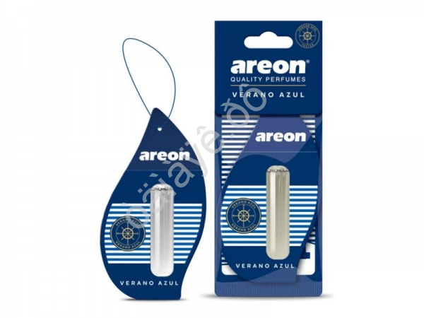 Освежитель воздуха "AREON" подвесной гелевый LIQUID Lux 5мл Verano AzulГолубое Лето /1/24