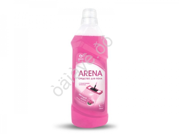 Очиститель ARENA ср-во д/пола с полирующим эффектом  GRASS 1л Цветущий лотос /1/8