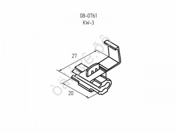 Ответвитель REXANT 0,5-1,0мм красный 1/100