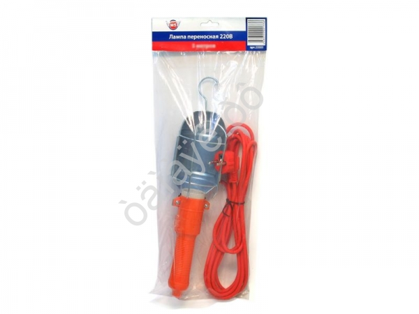 Лампа переносная 220V, 10м, М5, 1/40_