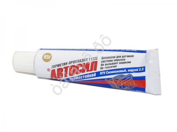 Герметик-прокладка АВТОСИЛ (г. Казань) термостойкий силиконовый серый 60г 1/100 Герметик-прокладка АВТОСИЛ (г. Казань) термостойкий силиконовый серый 60г 1/100