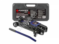 Домкрат подкатной гидравлический 2т (h min 130мм, h max 300мм) в кейсе Forsage