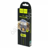 Дата-кабель универ. MicroUSB, 1м, 2.4А, HOCO черный X20