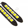 Огни ходовые 36 LED, 12V, гибкие, резин. корп., 180мм, белый Огни ходовые 36 LED, 12V, гибкие, резин. корп., 180мм, белый
