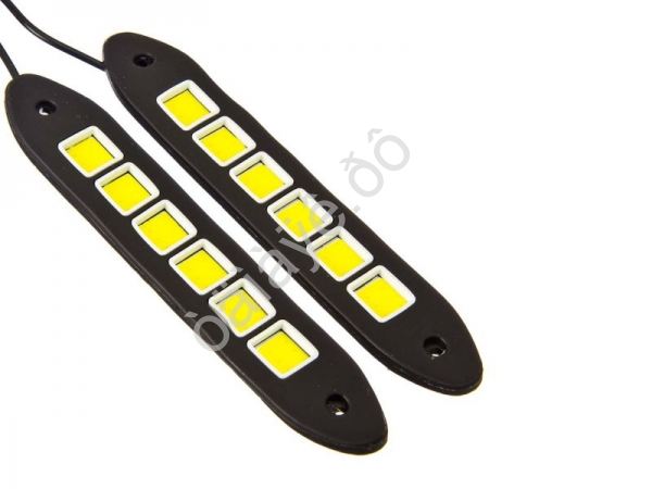Огни ходовые 36 LED, 12V, гибкие, резин. корп., 180мм, белый