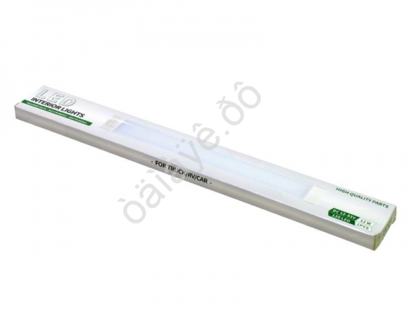 Плафон подсветки салона, длинный (30*3см, DC 12-85V, 12W, 120LED) (1шт)