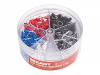 Набор втулочных наконечников НШВИ (0.5 мм²; 0.75 мм²; 1 мм²; 1.5 мм²; 2.5 мм²) в боксе (E-400) REXANT