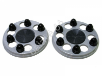 Комплект для ам Газель, серый (2колпака+12 колпачков+ 2 эмблемы) МК-КЛ-ГК-19 /1