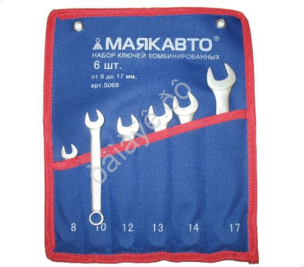 Набор комбинир. ключей  6пр.(8-17мм) в сумке МАЯКАВТО™ 1/20_