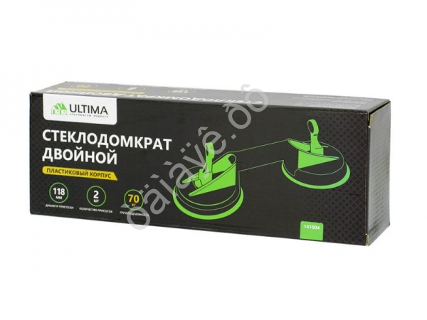 Стеклодомкрат двойной 70кг, пластик, Ultima