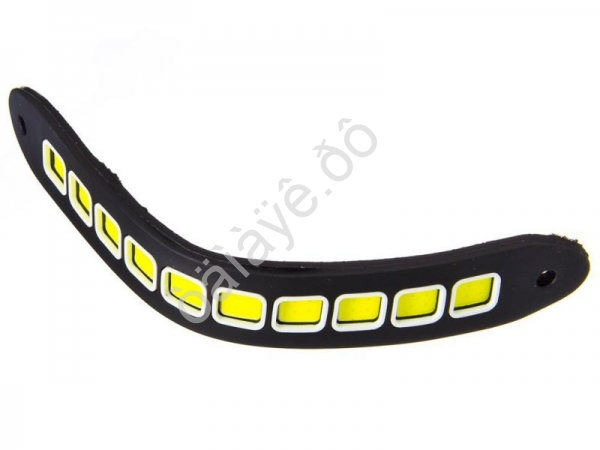 Огни ходовые 40 LED, 12V, гибкие, резин. корп., 260мм, белый